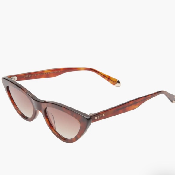 DIFF X Adrienne Bailon Chateau 53mm Cat Eye Sunglasses | New in Case - Picture 9 of 9